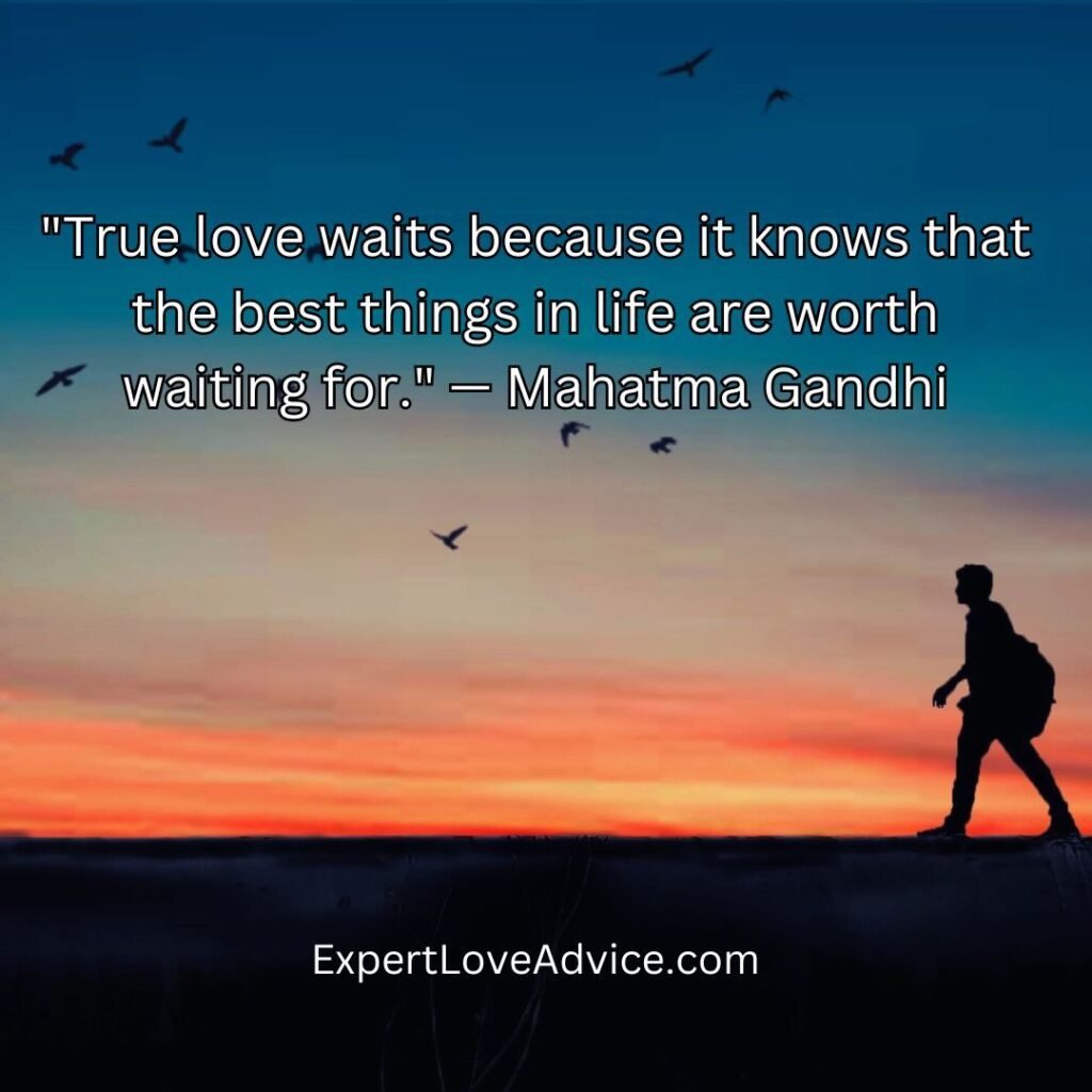 Love Waits Quotes